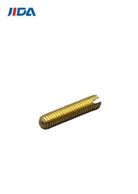 Gekerbte doppelte Rundkopf-Kappen-Kupfer-Hexen-Sockel-Klemmschrauben M3x14mm für elektrische Produkte