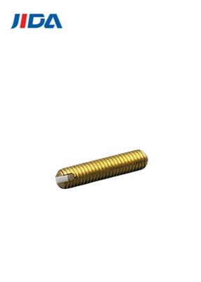Gekerbte doppelte Rundkopf-Kappen-Kupfer-Hexen-Sockel-Klemmschrauben M3x14mm für elektrische Produkte