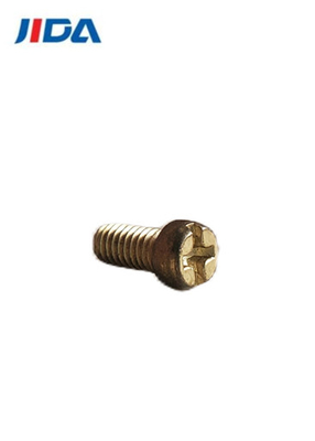Messingkombination gekerbter Phillips Machine Screws Round Tail M3.5x6.6mm