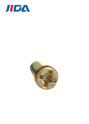 Zylinderförmiger Antibeleg-Phillips Machine Screws Square Cross-Verbundnut des Kopf-M4x10